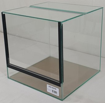 ZOO-DISTRI Mini terrarium met valdeur 30*30*30 cm.