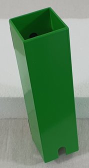 ZOO-DISTRI Drinkfleshouder groot groen 17*4,5*4,5 cm.