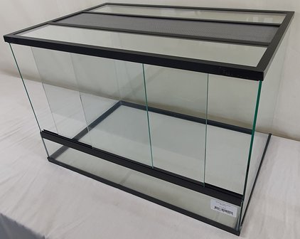 ZOO-DISTRI Terrarium dubbel rooster (S) 58,5*38,5*38,5 cm.