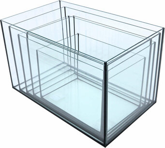 Aqua scaping nest "set alle 4 de maten".